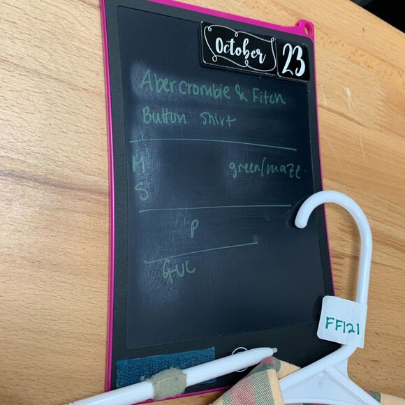 Abercrombie & Fitch Shirt Mens S Small Multi Maze Button Down Plaid Long Sleeve - Picture 11 of 12